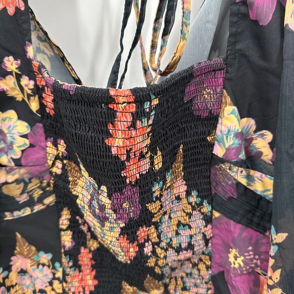 FREE PEOPLE NWT Wanderlust Bodysuit in Black Combo // S - Picture 12 of 13